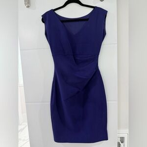 Diane Von Furstenberg Deep Blue Midi Dress
